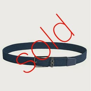 Salvatore Ferragamo Belt (NWT) - Navy Blue